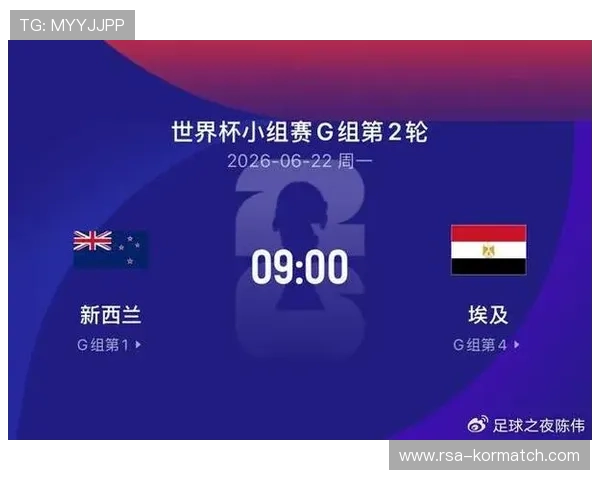 2026年世界杯新西兰和埃及出线机会大比拼，球队晋级前景全面评估
